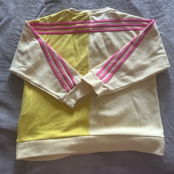 Adidas Yellow and Pink Mickey and Donald Disney Hoodie - Picture 5 of 7